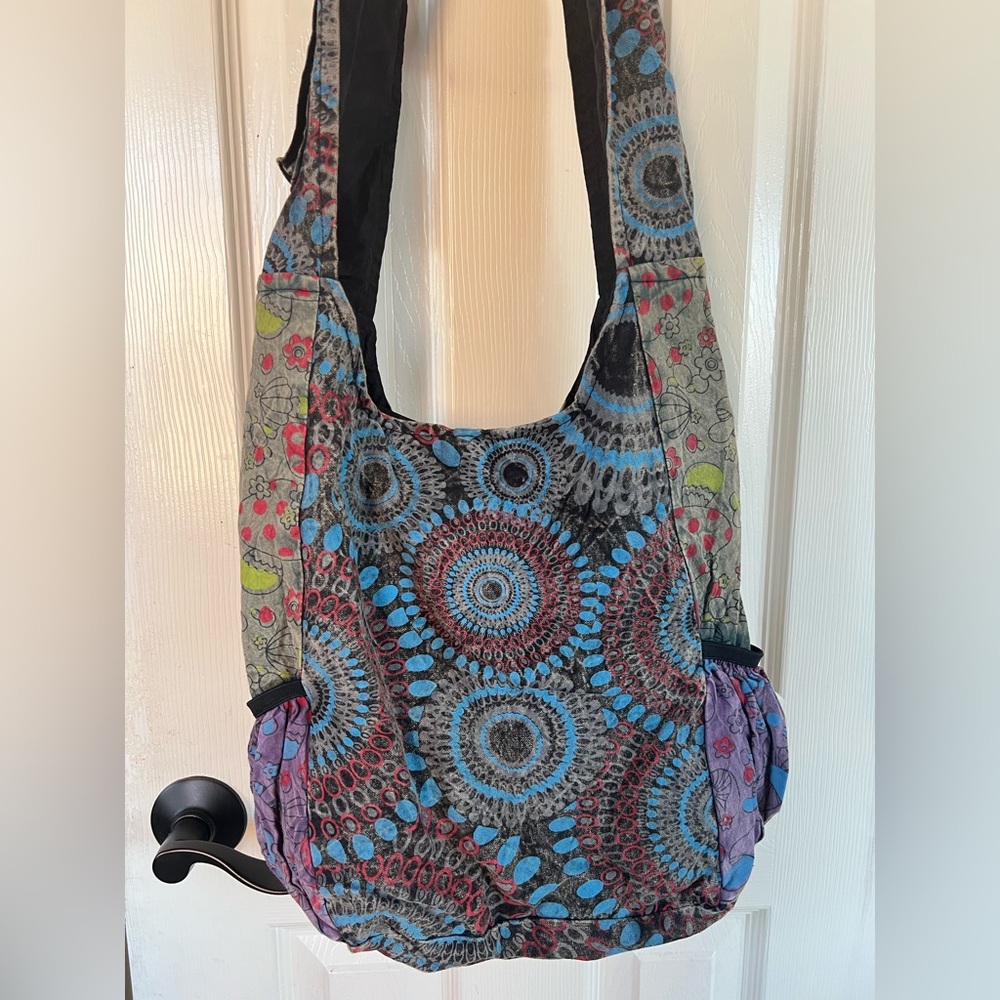 Kathmandu Collection Vintage Patchwork Hobo Bag - Picture 5 of 6